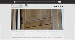 Desktop Screenshot of porte-eco.be