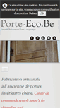Mobile Screenshot of porte-eco.be