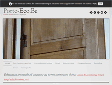 Tablet Screenshot of porte-eco.be